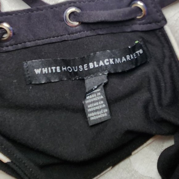 White House Black Market Sleeveless Zebra Print Dress NWOT - Picture 11 of 14